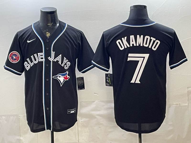 Men 2026 Toronto Blue Jays #7 Okamoto black Game Nike MLB Jersey 0527012